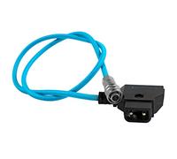 KONDOR BLUE | Câble d'alimentation D-Tap de 50,8 cm pour caméra cinéma Blackmagic Pocket 4K/6K/G2/Pro/FF | Câble D-Tap vers LEMO 2 broches pour alimenter votre BMPCC 4K/6K en utilisant une batterie