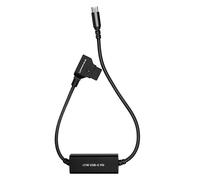 KONDOR BLUE Câble d'alimentation D-Tap vers USB-C 40,6 cm pour R5C, noir corbeau