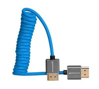 Kondor Câble HDMI bleu spiralé (12-24") | ✅ Livraison gratuite à partir de 100 €