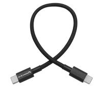 KONDOR BLUE | Câble USB C de 25,4 cm pour DJI Lidar Focus | Assure une communication fiable | Conçu pour le système DJI LiDAR Focus | Noir corbeau