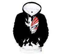 KONDZ Bleach Hoodies Anime Kurosaki Ichigo 3D Imprimé Streetwear Cosplay Hommes Femmes Surdimensionné Sweats À Capuche Harajuku Enfants Pull