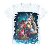 KONDZ T-Shirts Made in Abyss Chemises À Manches Courtes Multi-Style Meido in Abisu Akihito Tsukushi Nanachi Riko Mitty Srajo Cosplay Shirt
