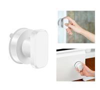 Konesky Poignée de porte à ventouse, poignées de porte et de fenêtre en verre pour siège de toilette, poignée de porte de douche, poignée de baie vitrée, avec ventouse puissante pour armoire de salle