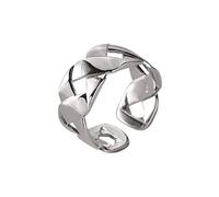 KONFEN Bague Ajustable Argent Homme, Tissage Bague Reglable Ouverte, Une Bague Pouce Anneau Bagues Reglables Orteil Bijoux Simple Vintage pour Homme Ado Femmes Unisexe