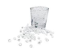 KONFEN Perles d'eau, env. 20000 Perle d'eau Transparente Bille d'eau, 7-8mm Perle Eau Water Beads Décoration 100g pour Vase Decoratif, Billes Hydrogel (Transparente)
