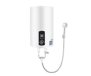 Konfiur Chauffe-eau électrique 2 kW 50 l - IPX4 vertical LED - Chauffe-eau instantané - Réservoir d'eau chaude - ABS - Pour cuisines, toilettes, salons de coiffure, salles de bains, caravanes
