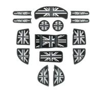 Konforhom Autocollant de Tasse d'eau en Caoutchouc de Voiture, Fente de Porte, Tapis de rainure de Porte, Ensemble pour Mini Cooper New Clubman F54 6 Portes 2015 2016 2017 Style