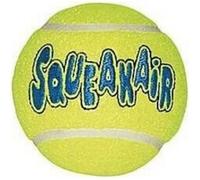 JOUET KONG AIR DOG SQUEAKAIR TENNIS BALL XL 10 CM