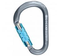 Kong - Alukarabiner HMS Classic Twistlock - Mousqueton HMS - grey / blank / cyan