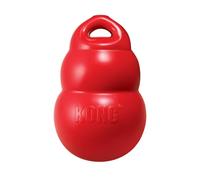 KONG Bounzer Jouet Doux et Flexible pour Chiens, Rouge, Grande Taille | Jouet à Rapporter Doux et Flexible en Forme de KONG, Rebond Imprévisible et Poignée Supérieure pour Lancer Facilement