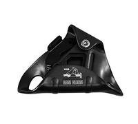 Kong. Cam Clean - Bloqueur Ventral Compact - Efficace sur Cordes Bouées ou Glacées - Léger - Cordes de 8-13 mm - Système Anti-basculement de la Came, certifié CE - Fabriqué en Italie - Noir