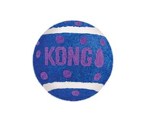 KONG - Cat Active Tennis Balls with Bells - Jouet pour chat avec clochette - Lot de 3