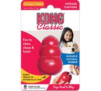 KONG Classic XS, rouge - jouet à mâcher en caoutchouc naturel pour chien