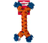 Kong Corde Rally Rally Tug and Play Dog Toy - Tived Fleece Durable Toy for Shaking Fetch Fetching Tugging (Bone)