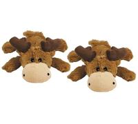 KONG Cozie Lot de 2 jouets en peluche Marvin l'élan Taille M
