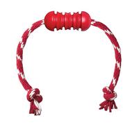 KONG Dental with Rope - pour Soins Dentaires pour Chien - Jouet À Mâcher Remplissable - Nettoie Les Dents Et Les Gencives - pour Petits Chiens