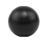KONG – Balle pour chien Extreme Ball – Caoutchouc naturel durable, trou – M/L Noir