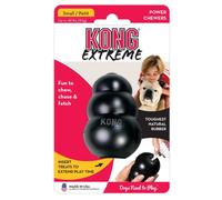 Kong Extreme S Noir - Jouet à Mâcher En Caoutchouc Naturel, Distributeur
