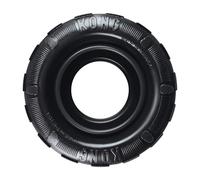 KONG Extreme Tires Jouet en Forme de Pneu, Taille Moyenne/Grande | Jouet en Forme de Pneu en Caoutchouc Naturel, Remplissable avec Snacks et Friandises, pour le Rapport et la Mastication