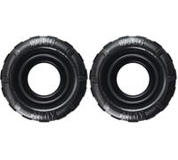 KONG Extreme Tires Jouet en Forme de Pneu, Taille Moyenne/Grande (Lot de 2)