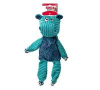 KONG Floppy Knots Jumbo XL Hippopotame Jouet pour chien - Peluche extra large avec squelette en corde nouée, double couineur, rembourrage minimal, doux et durable pour tirer, flotter et se blottir