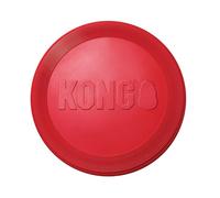 KONG Flyer - Jouet Durable pour Chien pour Jeux en Extérieur - Disque Volant en Caoutchouc Naturel pour La Récupération - pour Chiens Moyens/Grands