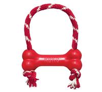 KONG Goodie Bone avec Corde Os Classique, Rouge, Taille Moyenne