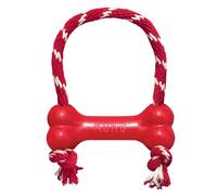 KONG Goodie Bone avec Corde Os Classique, Rouge, Taille XS