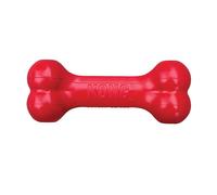 KONG Goodie Bone - Os Classique en Caoutchouc Naturel Durable pour Chien - Distributeur De Friandises - pour Petits Chiens - Rouge