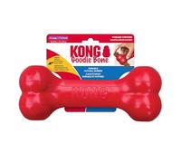 KONG Goodie Bone - Os pour chien classique en caoutchouc naturel durable, soutient l'engagement mental - Distribution de friandises - Rouge - Pour chiens de très grande taille