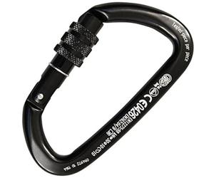 Kong Guide Screw Housse, Mousqueton Alliage légère/Virole à vis, Noir