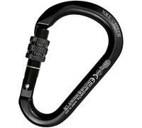 KONG HMS Classic Mousqueton à vis en Aluminium, 786NNN6ANKK, Noir,