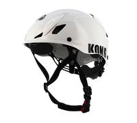 Kong. Mouse Sport. Casque d'escalade, d'alpinisme et de Via ferrata avec Rembourrage intérieur. CE en 12492. Poids: 375g. Taille Unique Ajustable de 52 à 64 cm. Fabriqué en Italie.