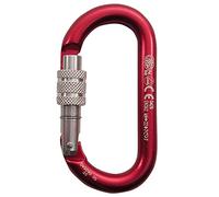KONG Italy - Porte à vis Ovale Classique en Aluminium Rouge/Poli