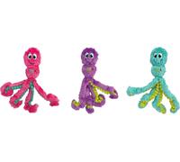 KONG Wubba Jouet couineur en forme de pieuvre pour chien Couleurs assorties Taille S
