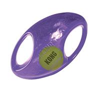 KONG - Jumbler Football - Jouet Interactif pour Chien avec Balle de Tennis (Coloris Divers) - pour Chien Grand/Très Grand