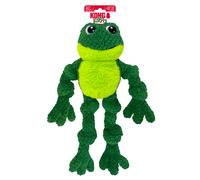 Kong Knots Grenouille Peluche Verte pour Chien 46cm