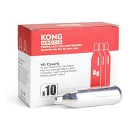 KONG MING CAR Cartouches CO2, Bouteille de gaz CO2 Haute pureté avec boîtier en Acier, sans Huile & Conception Anti-Fuite pour appareils pneumatiques & Accessoires (8g10pcs)