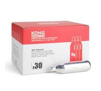 KONG MING CAR Cartouches CO2, Bouteille de gaz CO2 Haute pureté avec boîtier en Acier, sans Huile & Conception Anti-Fuite pour appareils pneumatiques & Accessoires (8g30pcs)