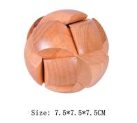 Kong Ming-Casse-Tête 3d En Bois,Lu Ban Lock,Iq,Puzzle Intelligent,Montessori Dos Toys - Type Je105-050