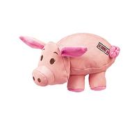 KONG - Phatz Pig - Jouet en Peluche résistant pour Chien avec couinement - pour Chien Petite Taille
