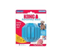 KONG Puppy Activity Ball - Jouet À Mâcher pour Chiots en Dentition - Caoutchouc Naturel Doux Et Durable - pour Chiots Moyens