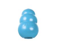 KONG - Puppy Caoutchouc Naturel Premières Dents - Jouet à Mâcher, Chasser et Rapporter (Coloris Variable) - Pour Chiot Petite Taille