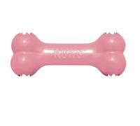 KONG Puppy Goodie Bone - Jouet m cher en caoutchouc naturel pour petits chiots - Jouet pour chiots en pleine dentition - Rose
