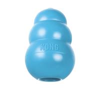 KONG Puppy - Jouet À Mâcher pour Chiots en Dentition Remplissable - Matériau en Caoutchouc Naturel - pour Chiots Moyens - Bleu