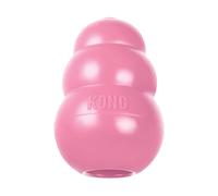 KONG Puppy - Jouet de Dentition Naturel en Caoutchouc pour Chiens - Jouet rembourré pour Chien - Jouet à mâcher et à rapporter pour Chiots de Petite Taille - Rose