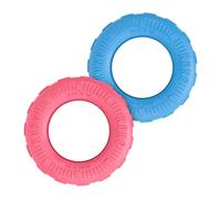 KONG Puppy Tires - Jouet À Mâcher en Caoutchouc Naturel pour Chiots en Dentition - Remplissable avec Friandises Et Snacks - pour Chiots Moyens/Grands