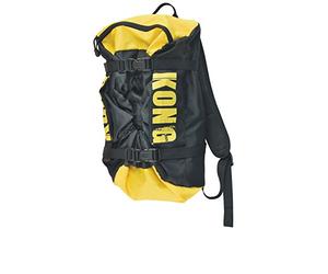 Kong Rope Bag Sac à dos Sac à dos en corde libre, noir/jaune, capacité 20 litres