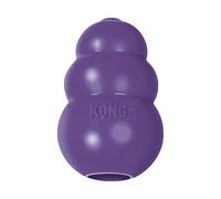 KONG Senior - Jouet pour Chien avec Caoutchouc Naturel Doux - Remplissable avec Friandises - Chiens Âgés - pour Chiens Grands