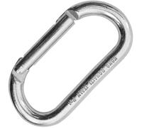 KONG Serrure Ovale en Acier Poli 105 mm
